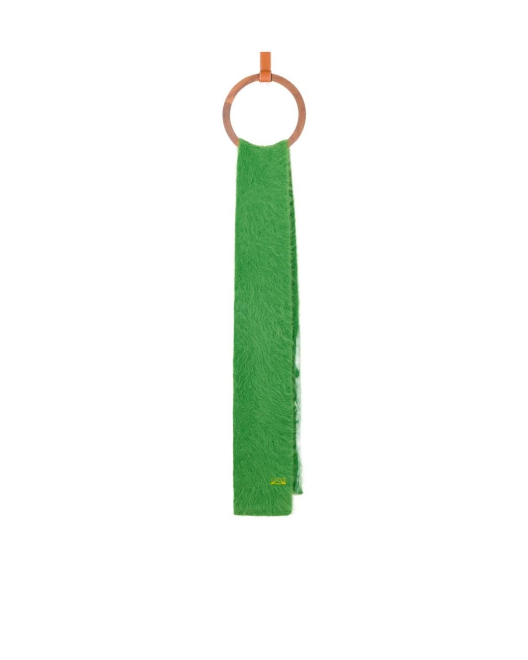 Loewe Green Alpaca Blend Scarf