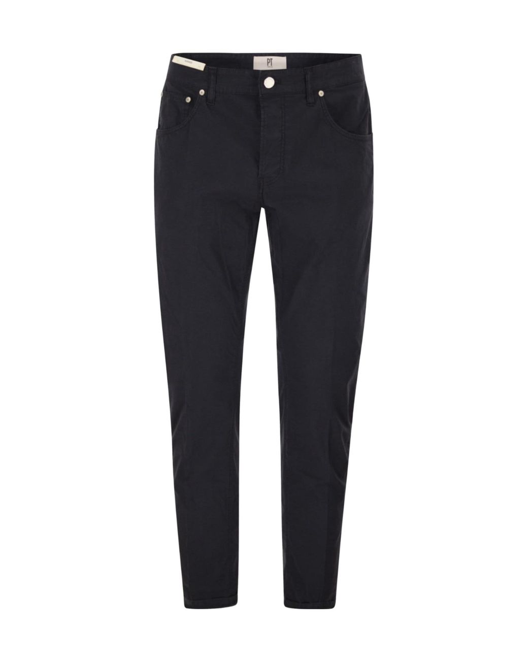 Pt Pantaloni Blue Pt Torino Five Pocket Slim Pants for men