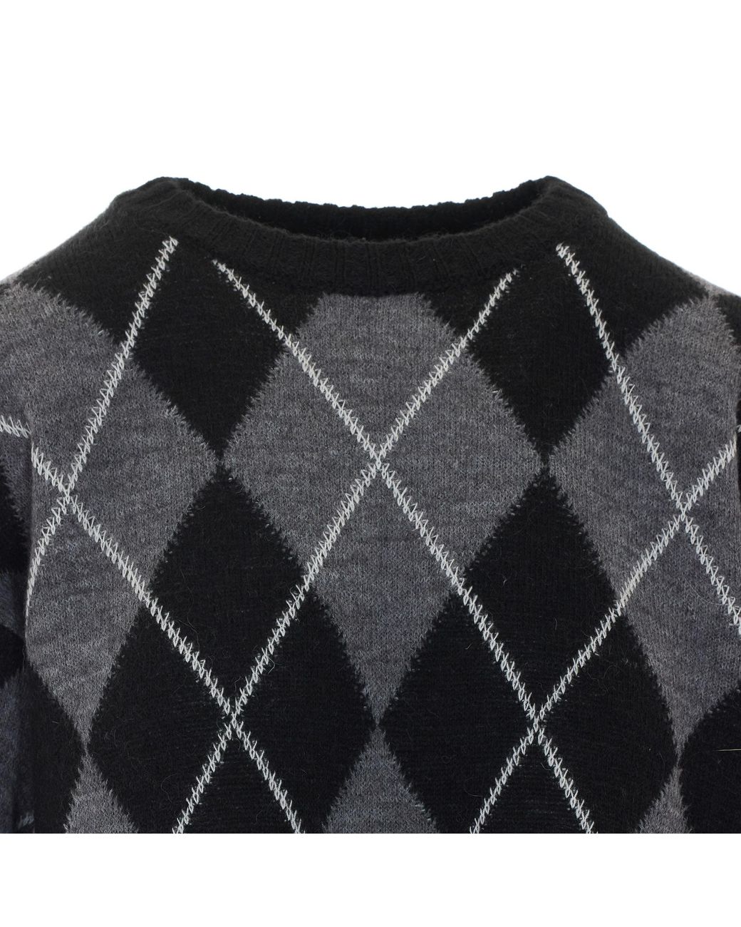 Aniye By Black Rebby Argyle Knitted Sweater