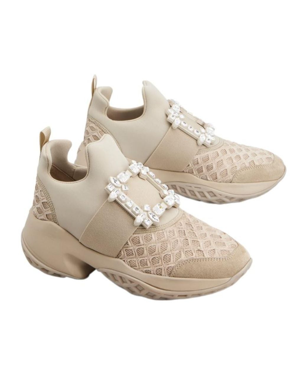 Roger Vivier Natural Viv Run Sneakers