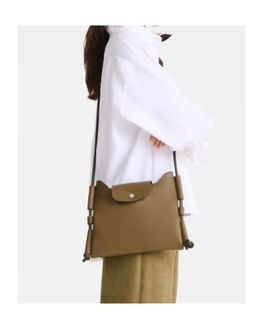 Longchamp Brown Small Le Pliage Xtra Crossbody Bag