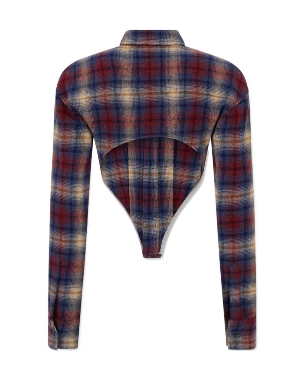 DSquared² Blue Deep-Cut Loop Shirt