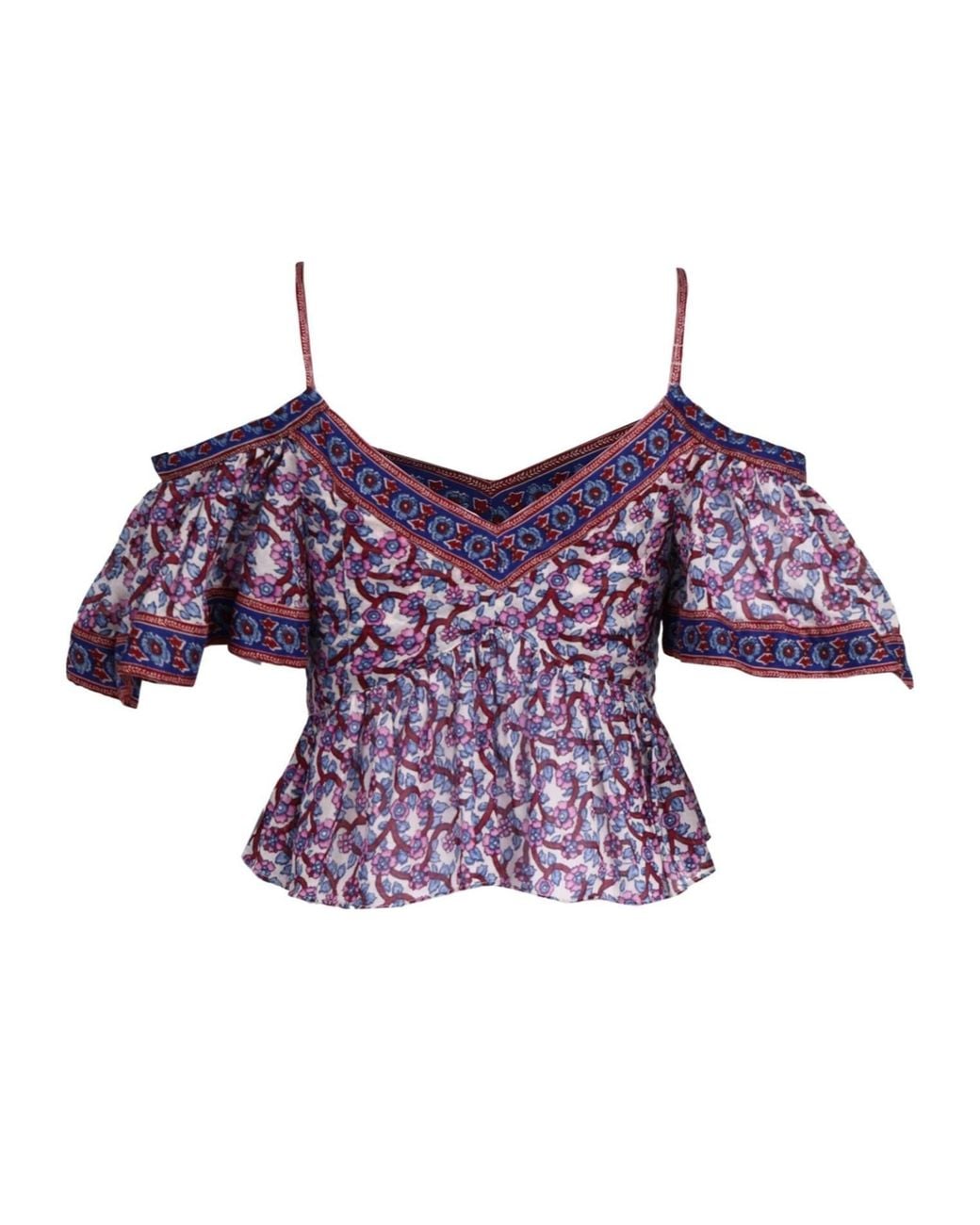 Isabel Marant Purple Floral Print Camisole