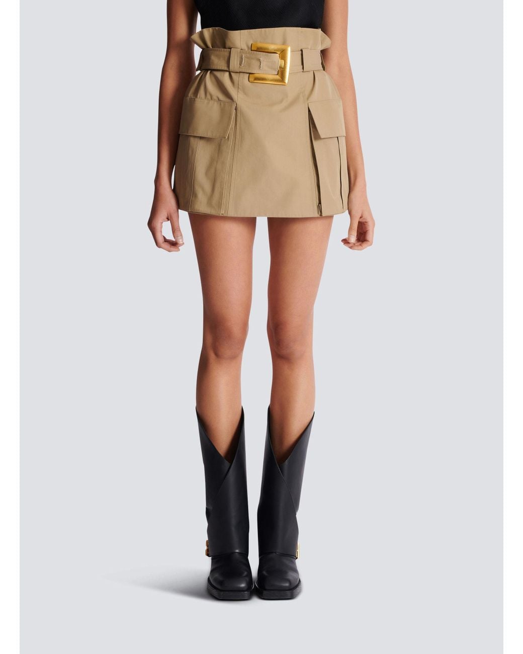 Balmain Natural Short Skirts