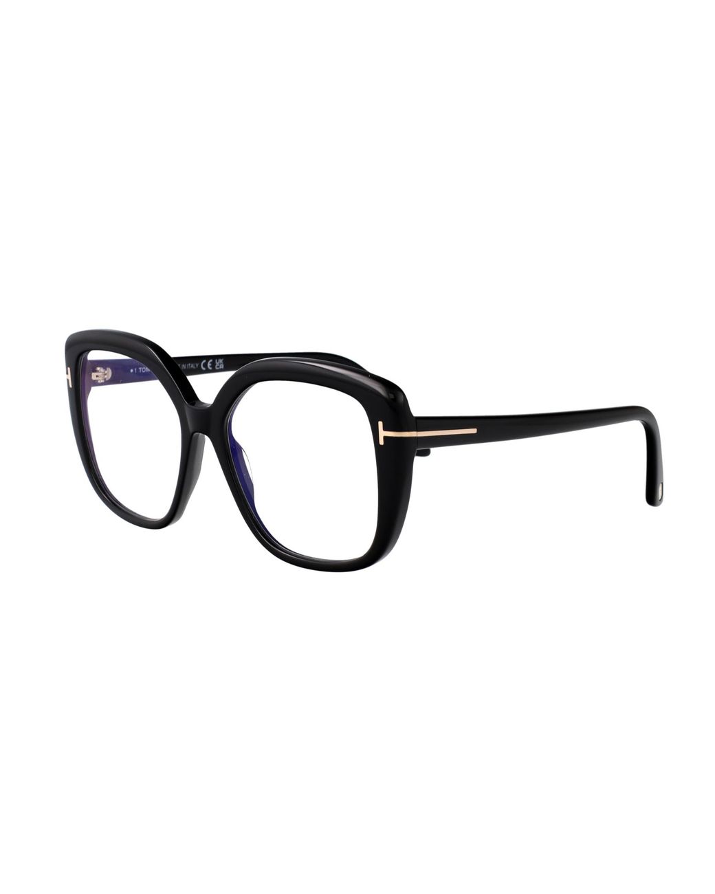 Tom Ford Black Eyewear Square Frame Glasses