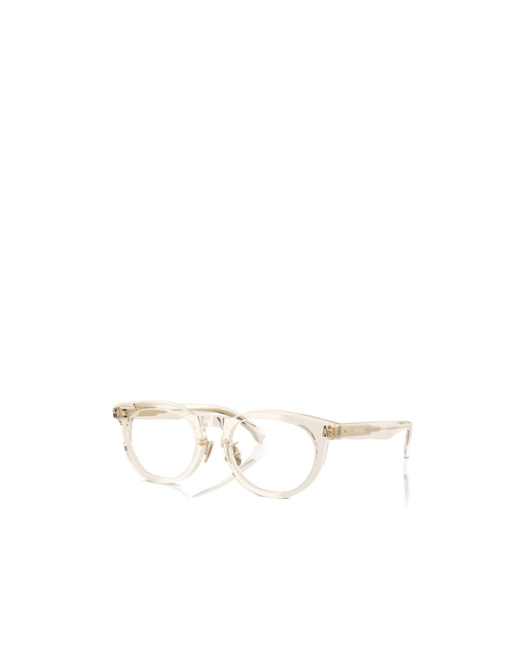Moncler White Eyewear Square Frame Glasses for men