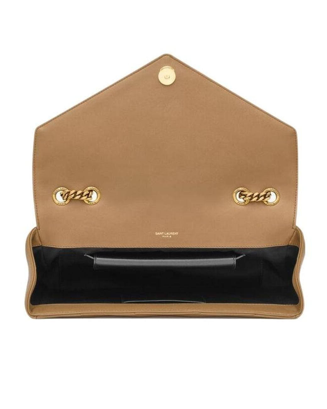 Saint Laurent Metallic Loulou Medium Shoulder Bag