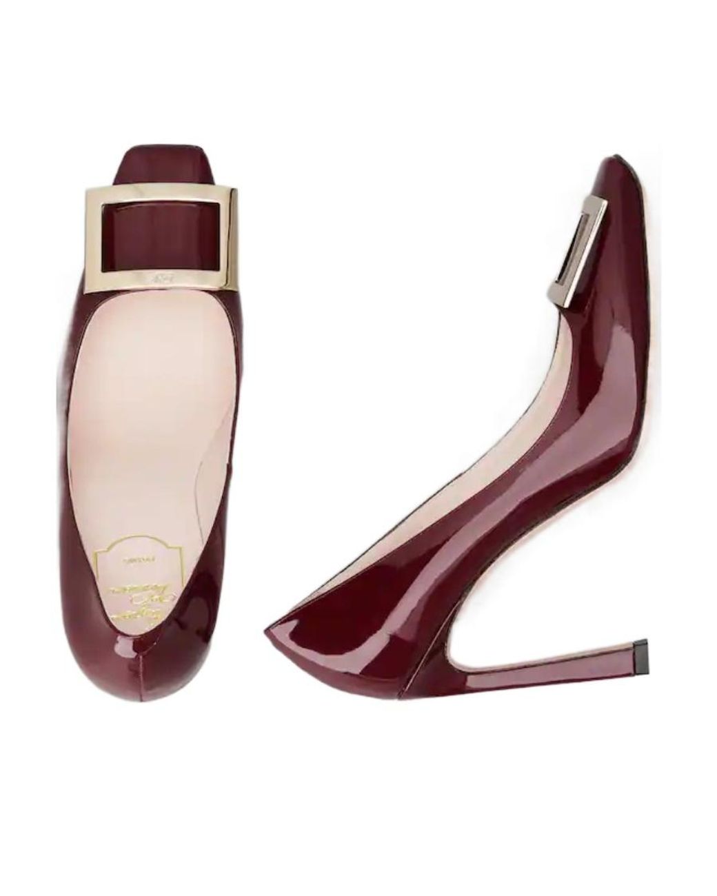 Roger Vivier Purple Belle Vivier Trompette Pumps
