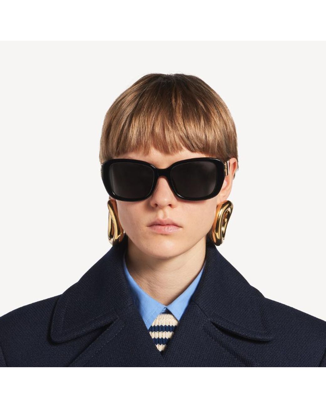 Balenciaga Multicolor Cosmo Square Af Sunglasses