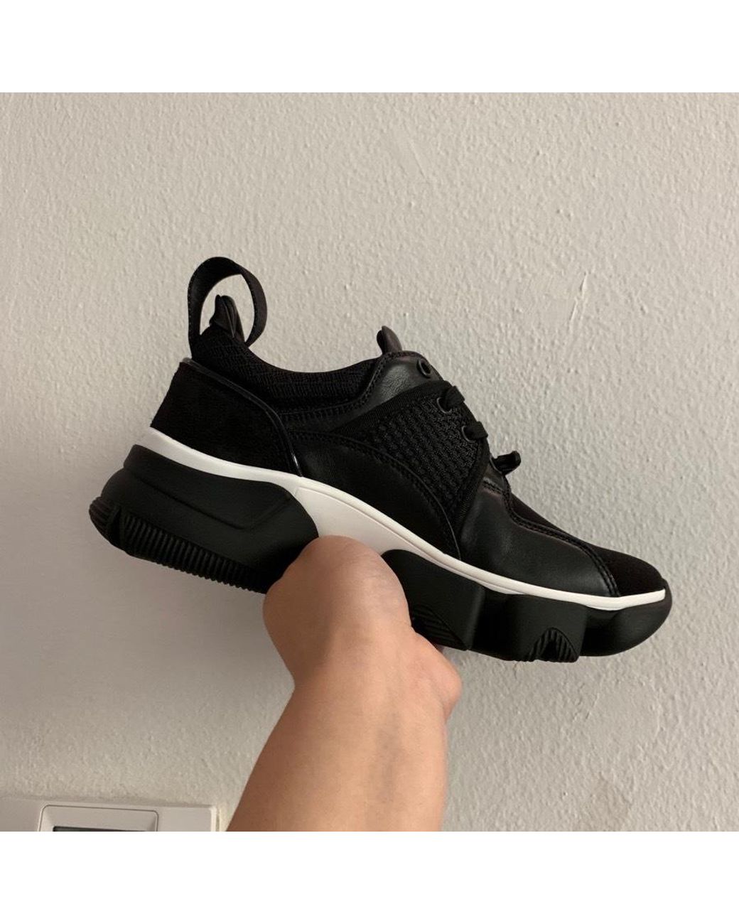 Givenchy Black Jaw Chunky Low-Top Sneakers