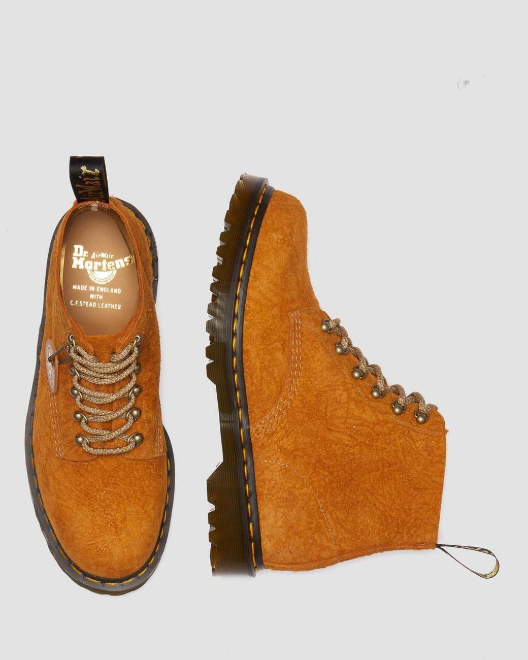 Dr. Martens Brown 101 Lace-Up Suede Boots for men