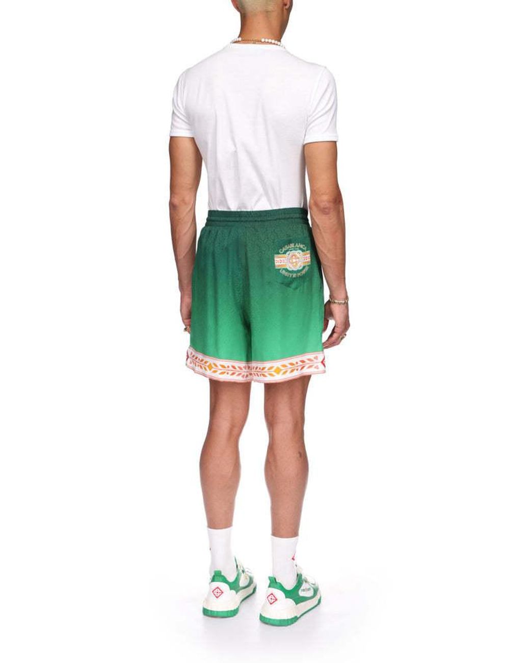 Casablanca Green Casual Shorts for men