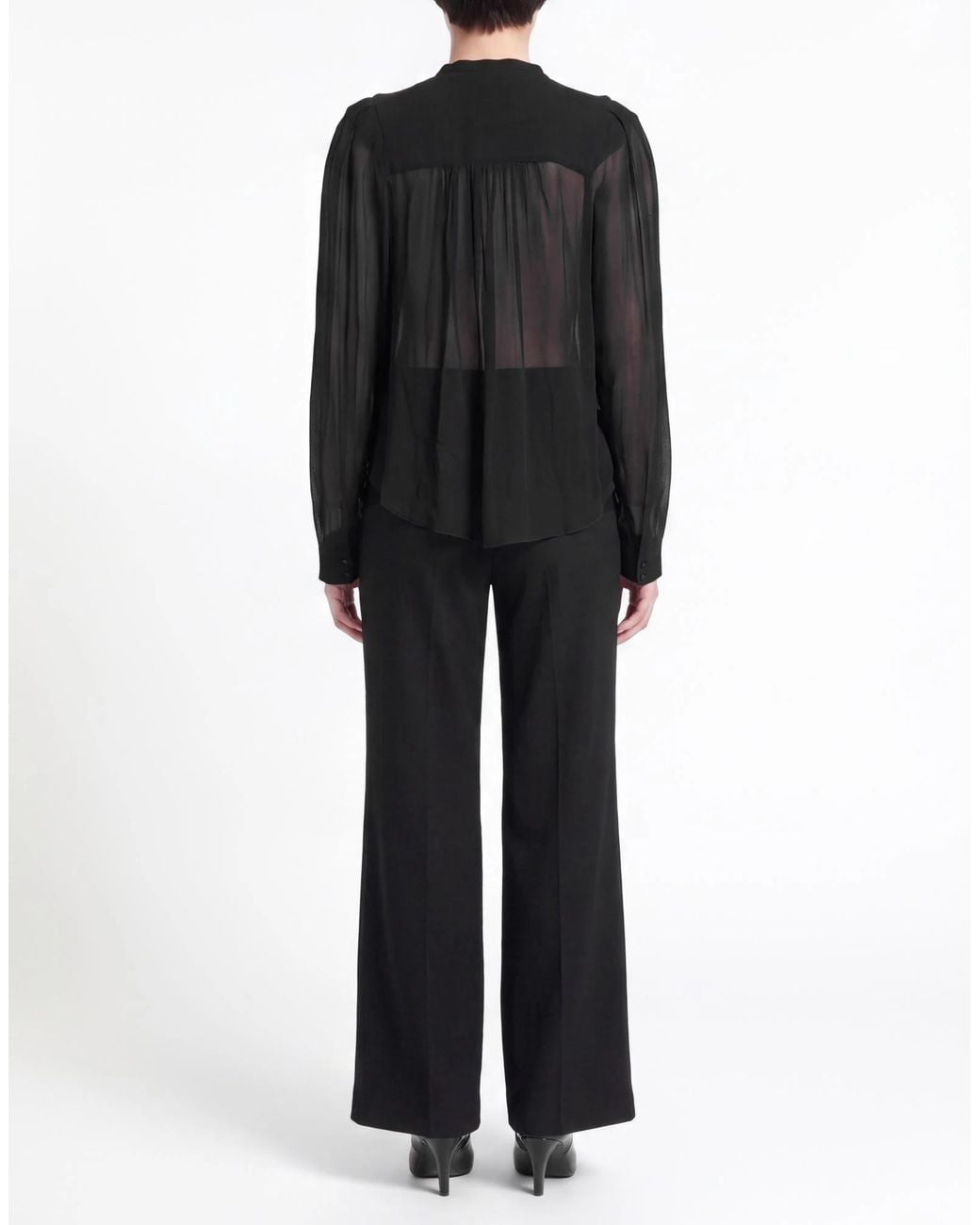 Isabel Marant Black Solid Colour Shirts Blouses