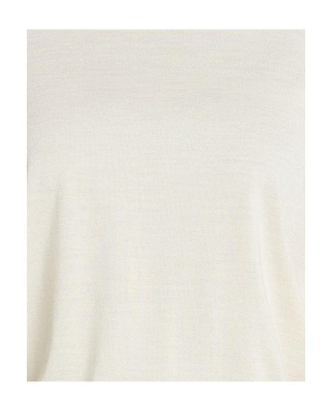 Marni White Colorblocked Knit Turtleneck