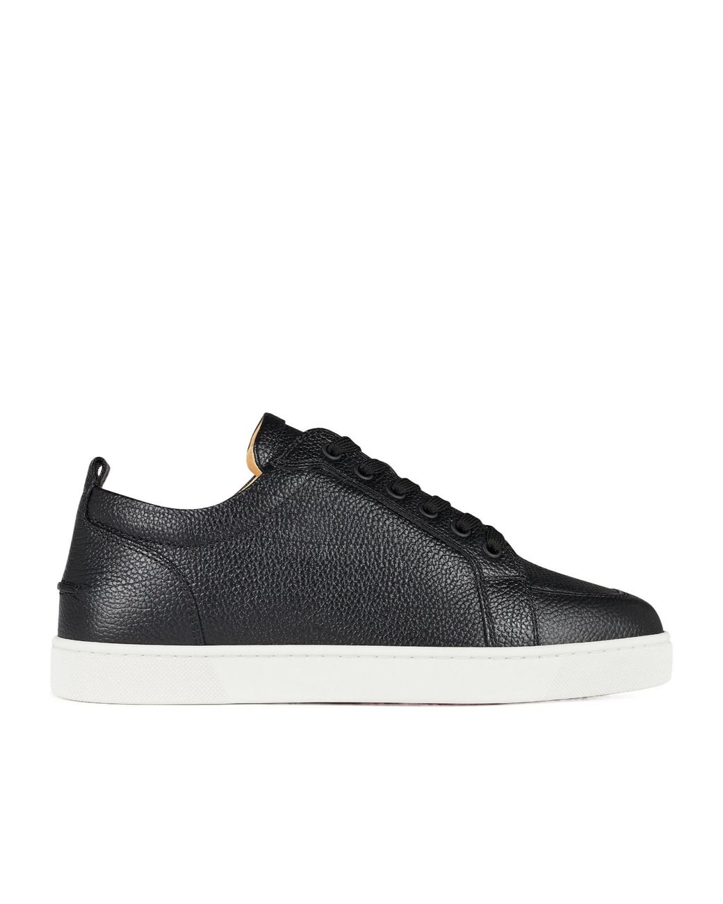 Christian Louboutin Black Lace-Up Casual Shoes for men
