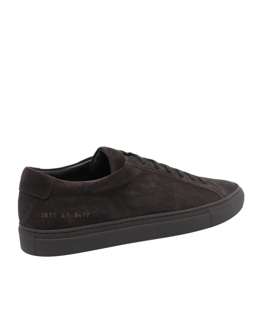 Common Projects Black Achilles Premium Sneakers for men