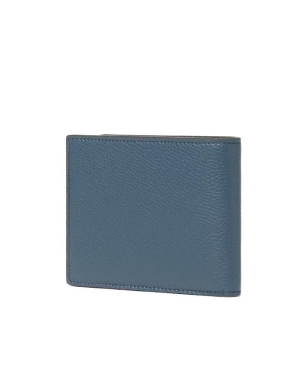 Fendi Blue Lui Bi-Fold Wallet for men