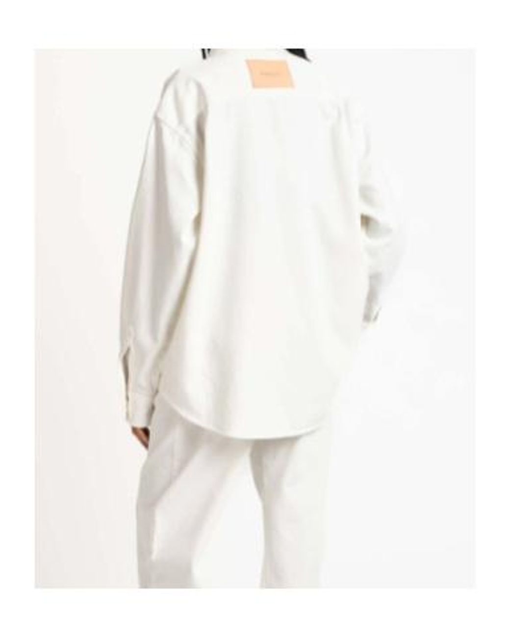 J.W. Anderson White Buttoned Shirt