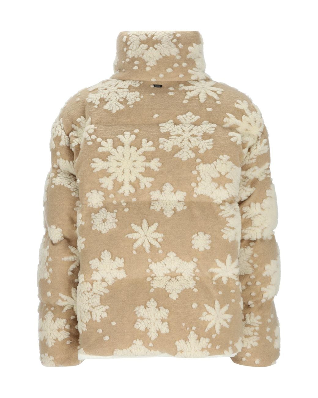 Herno Natural Snowflake Jacquard Jacket