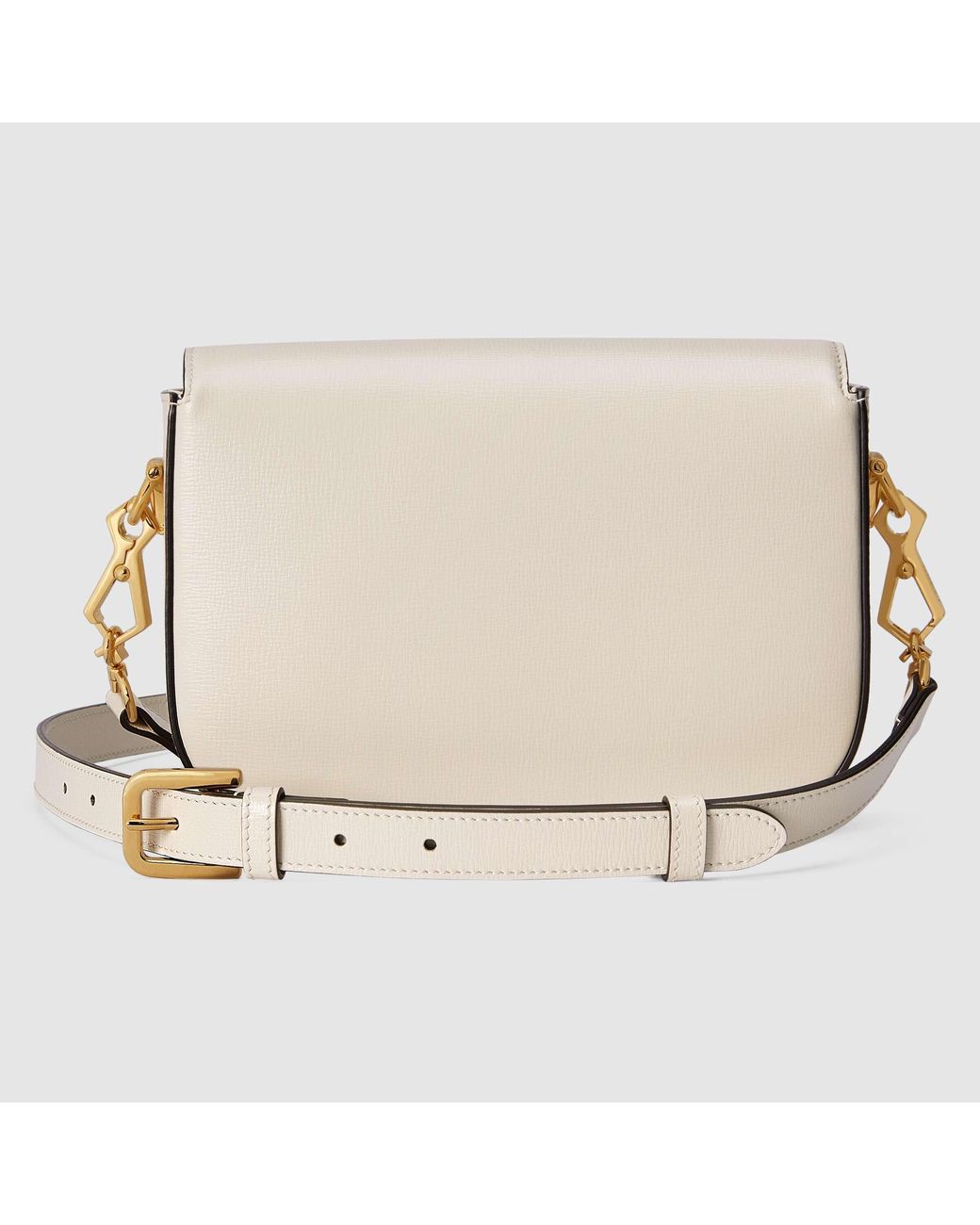 Gucci White Horsebit 1955 Mini Crossbody Bag