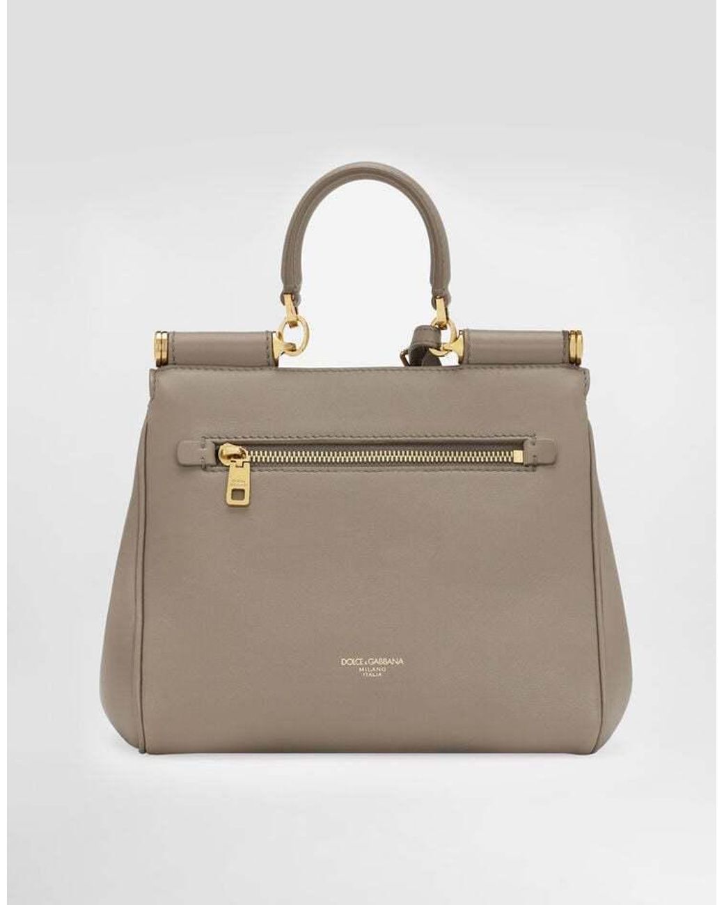 Dolce & Gabbana Natural Sicily Foldover Top Tote Bag