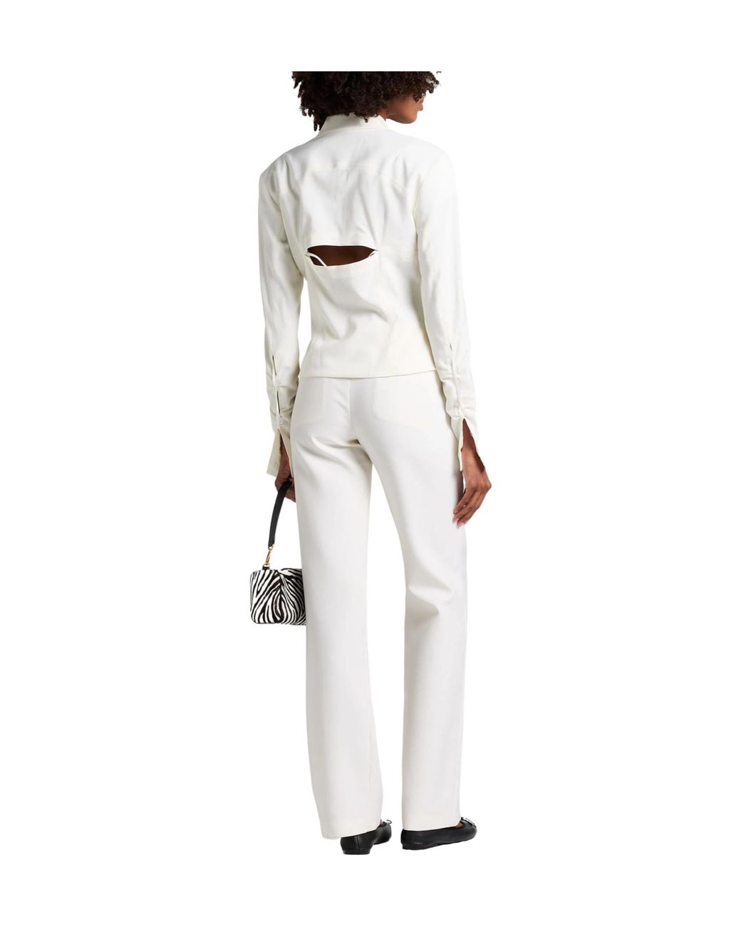 Jacquemus White Single-Breasted Fitted Suit