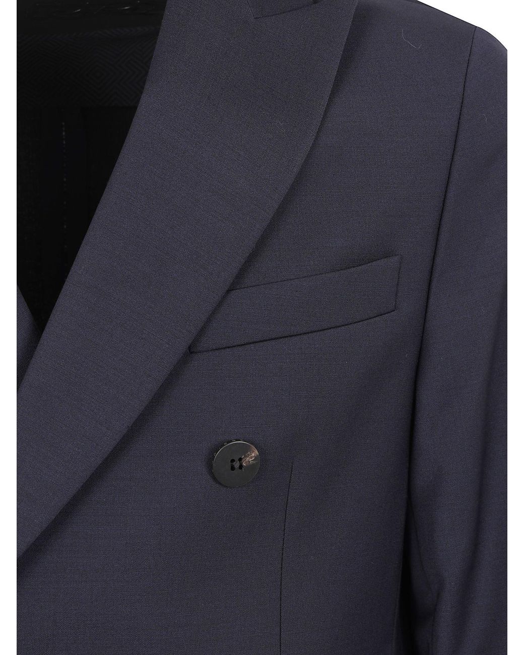 Rrd Blue Double-Breasted Tailored Blazer for men