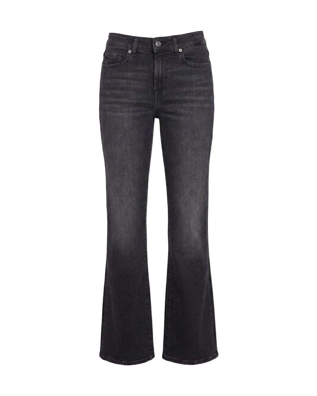 7 For All Mankind Gray Slim Bootcut Jeans