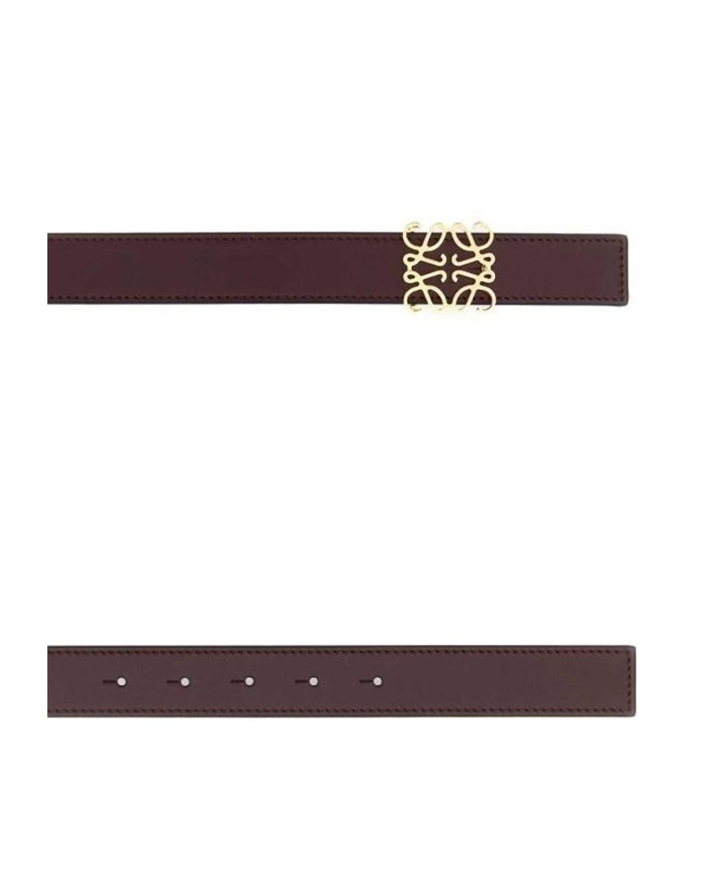 Loewe White Logo Belt