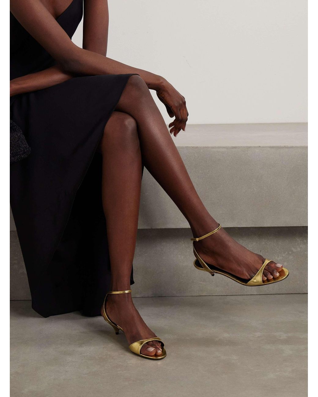 The Row Metallic 35Mm Vika Sandals