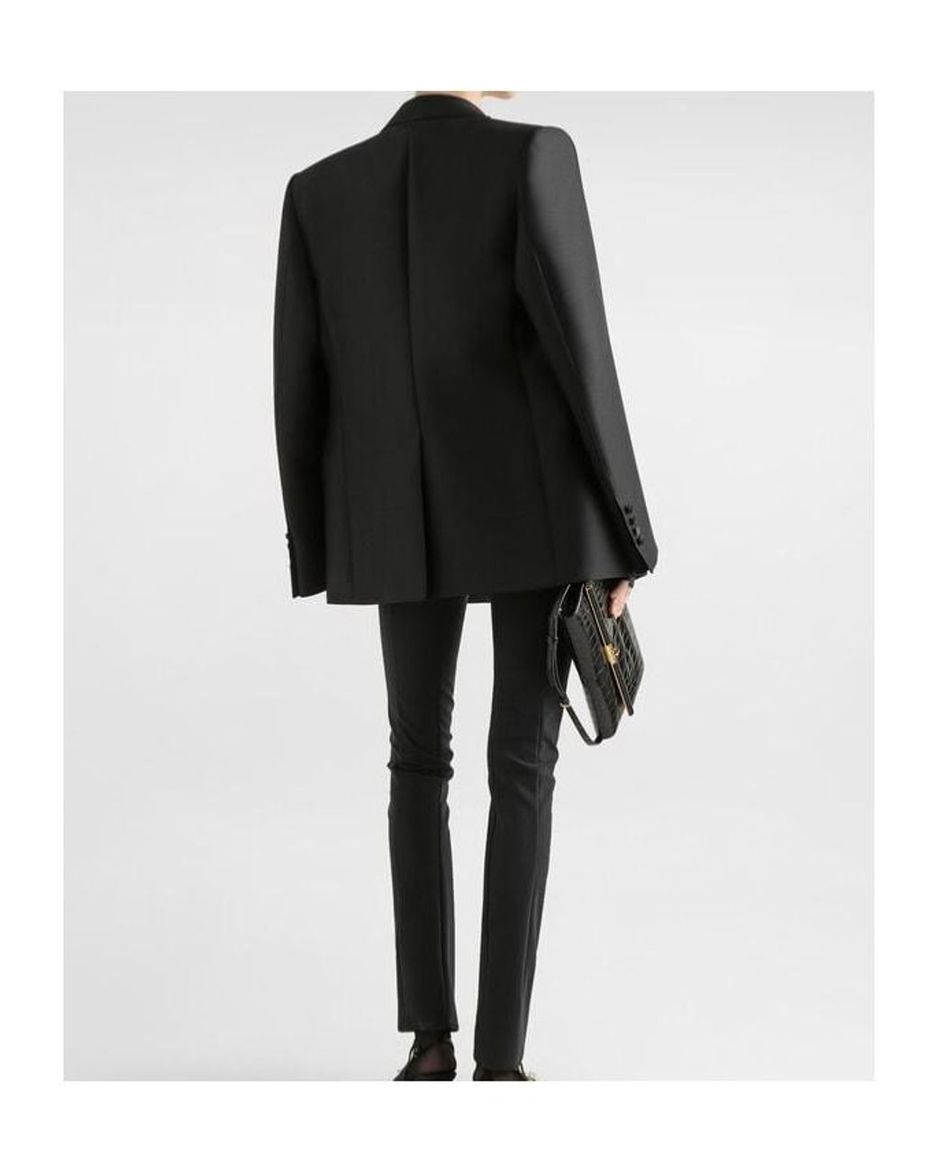 Dolce & Gabbana Black Double Breasted Long Sleeved Blazer
