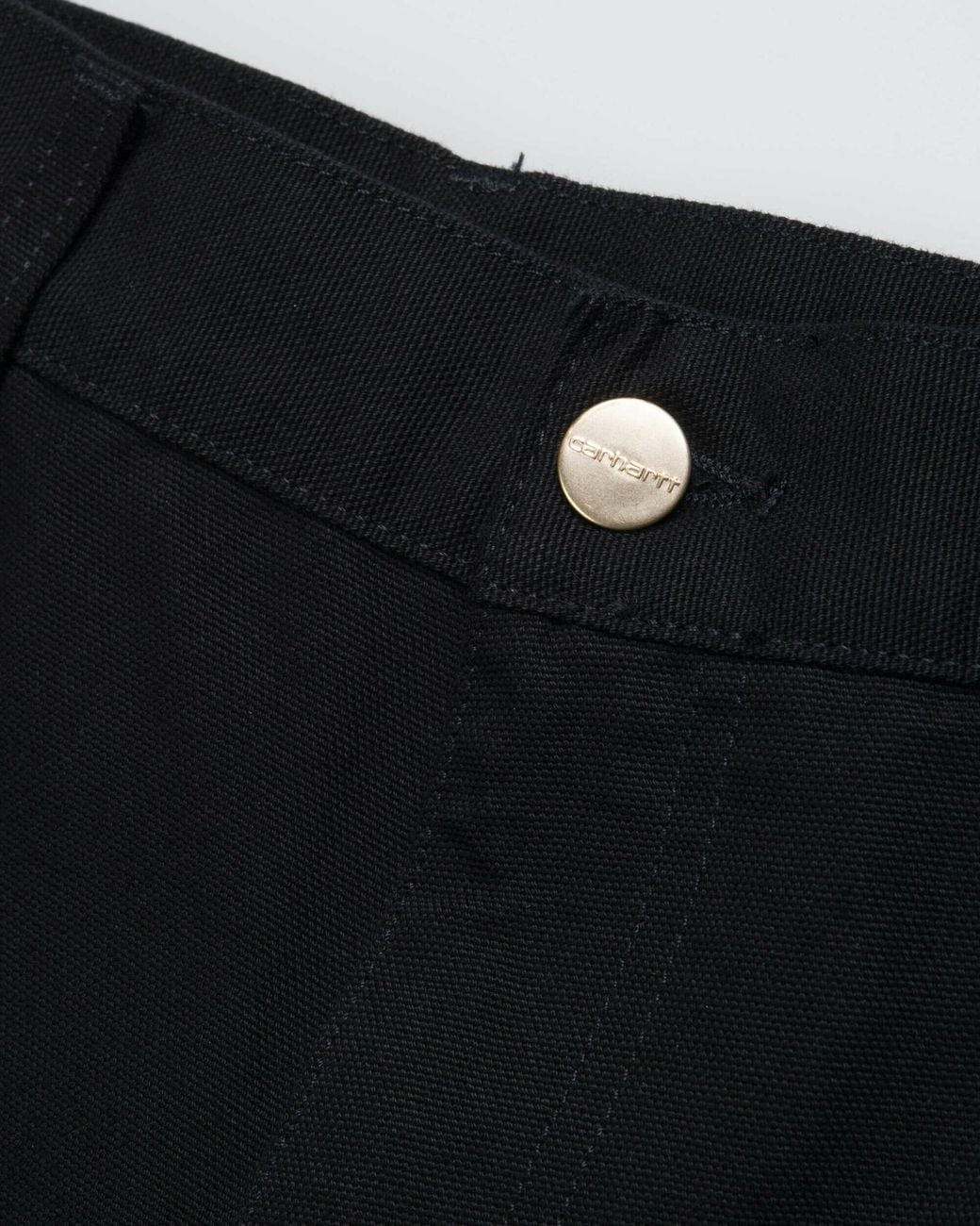 Carhartt Black Logo Patch Chino Shorts for men