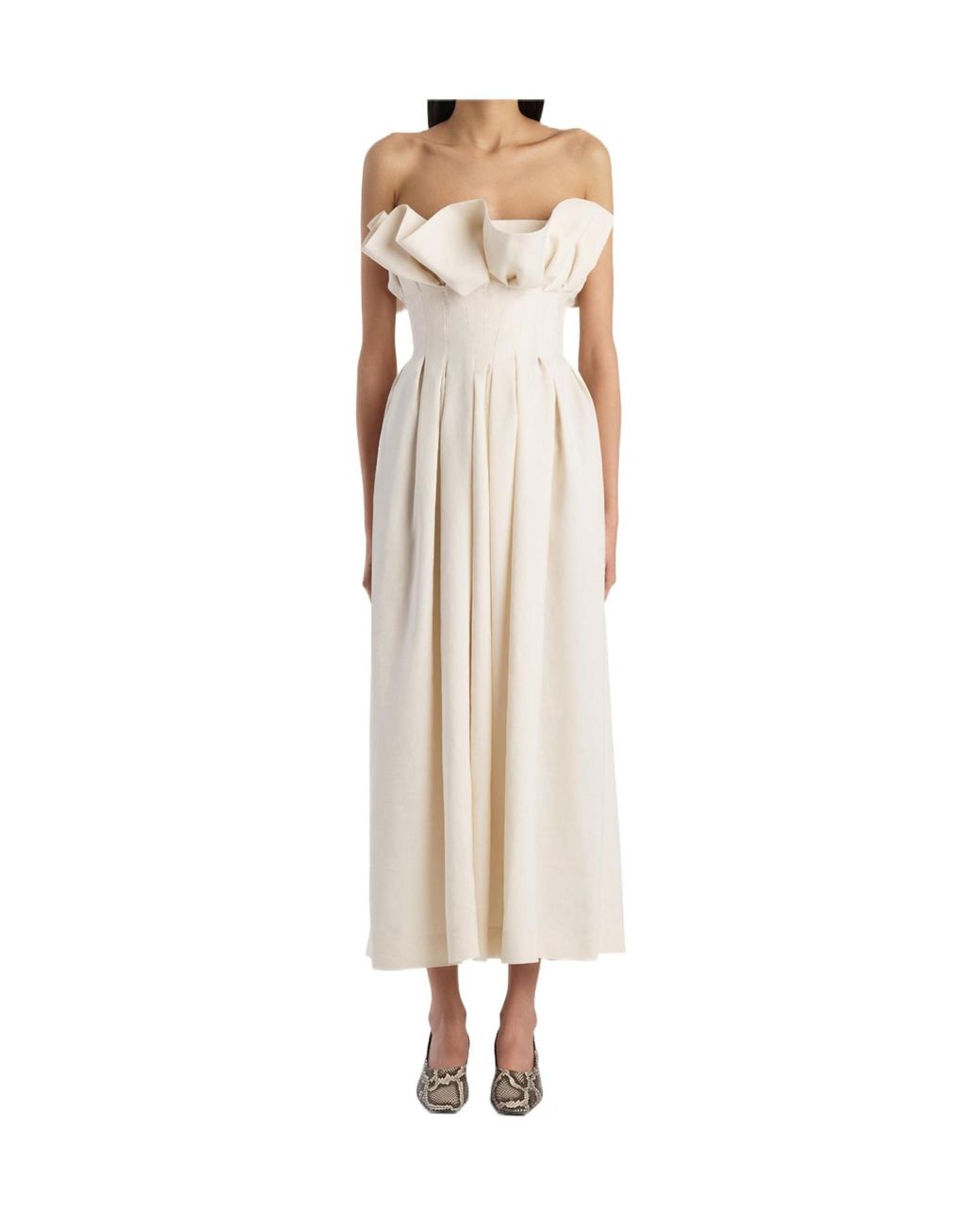 Khaite Natural Claude Dress