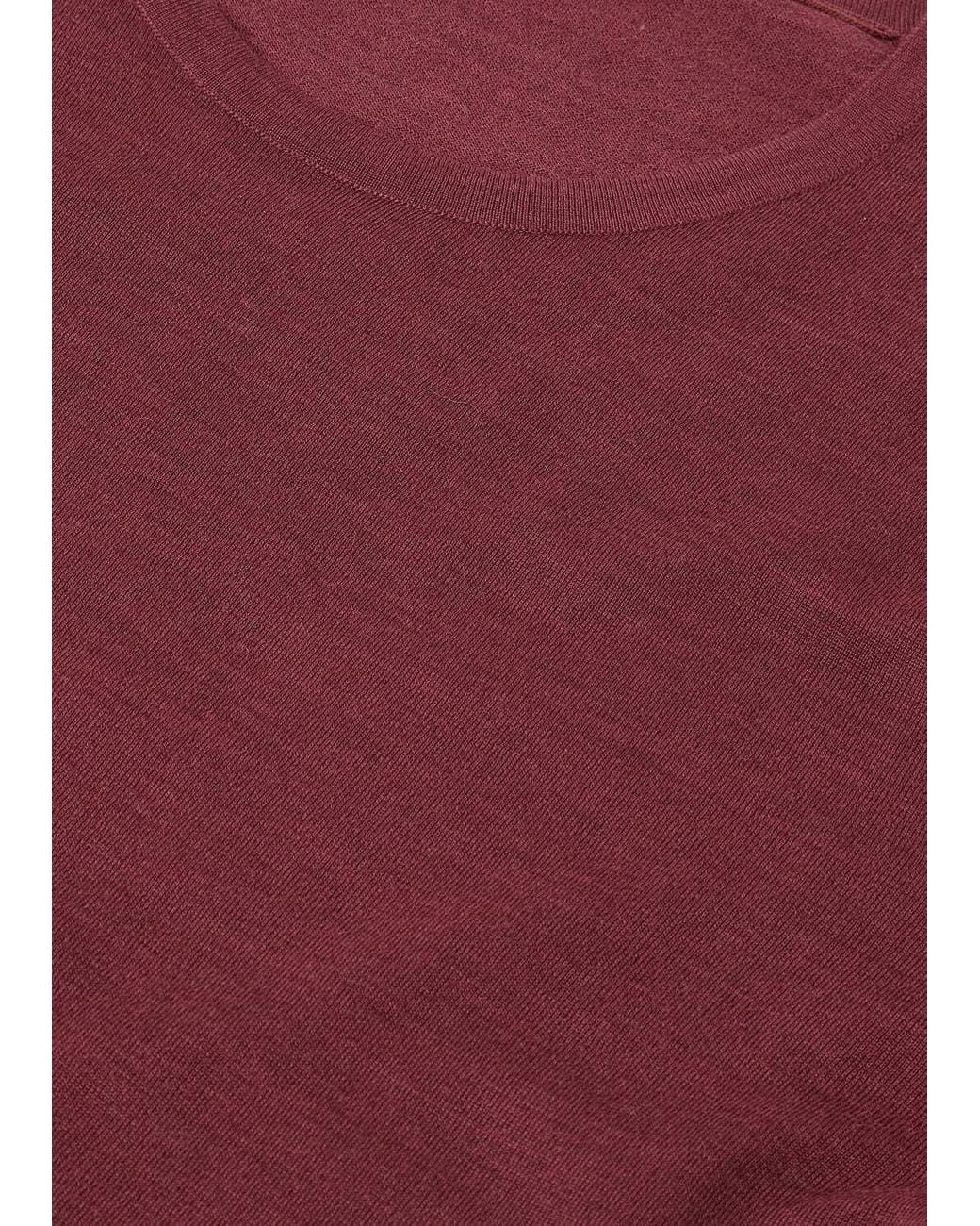 Loro Piana Red T-Shirt Crewneck for men