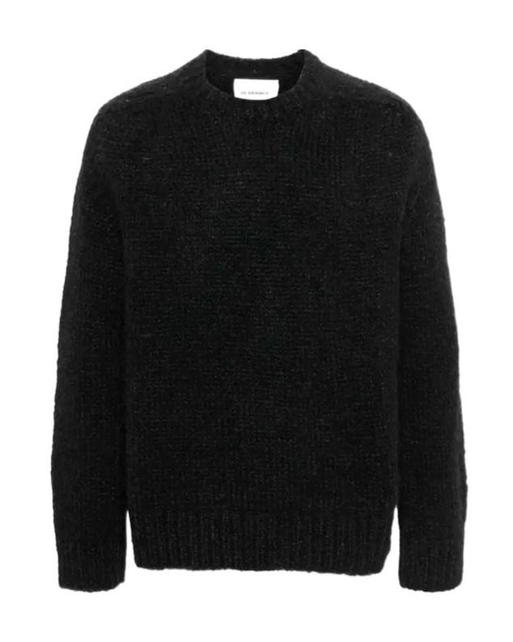 Jil Sander Black Crew-Neck Sweater for men