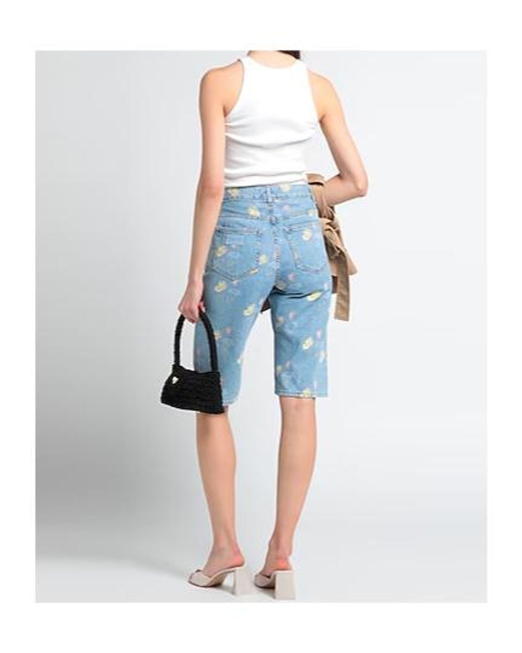 Ganni Blue Denim Trousers