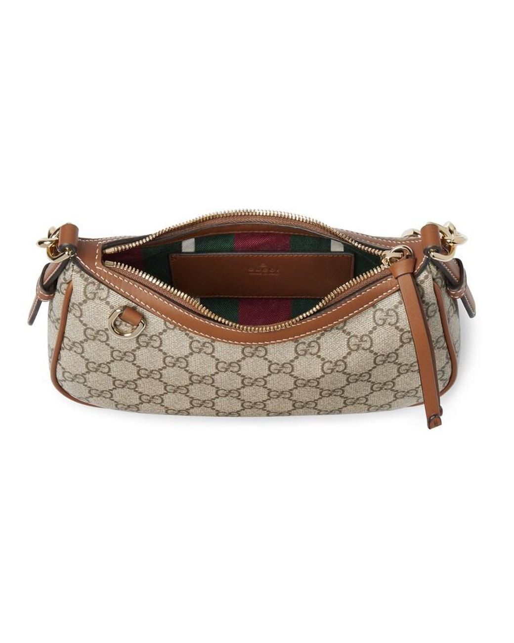 Gucci Gray Gg Emblem Small Shoulder Bag