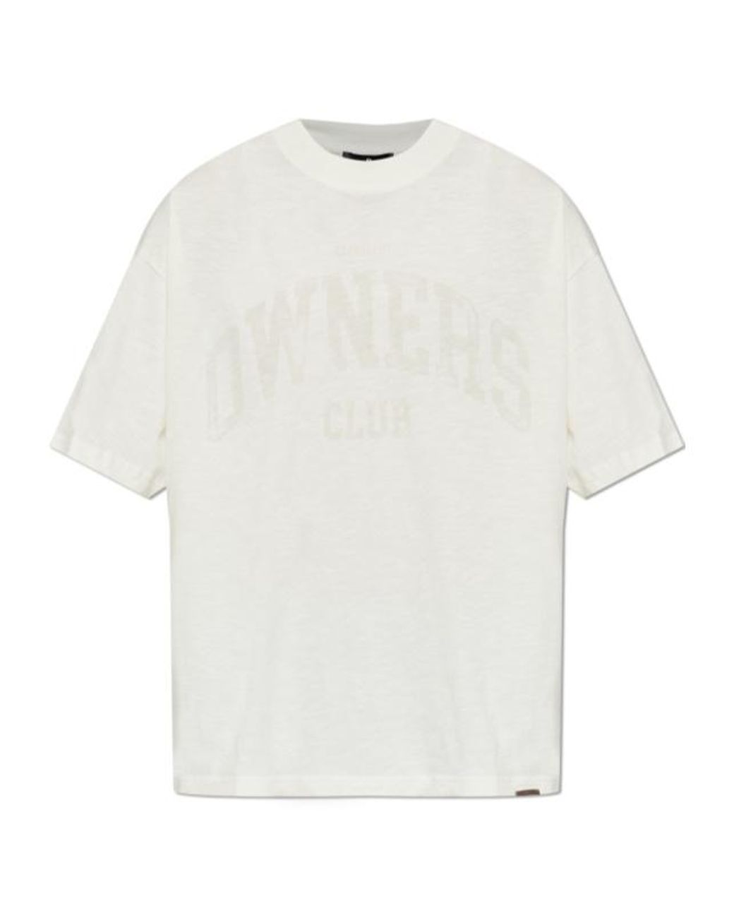 Represent White Owners Club Printed T-Shirt for men