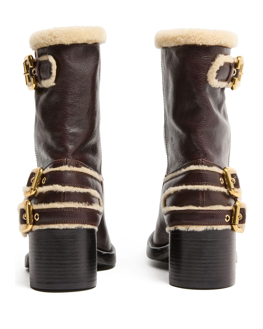 Chloé Brown Dakota Ankle Boots