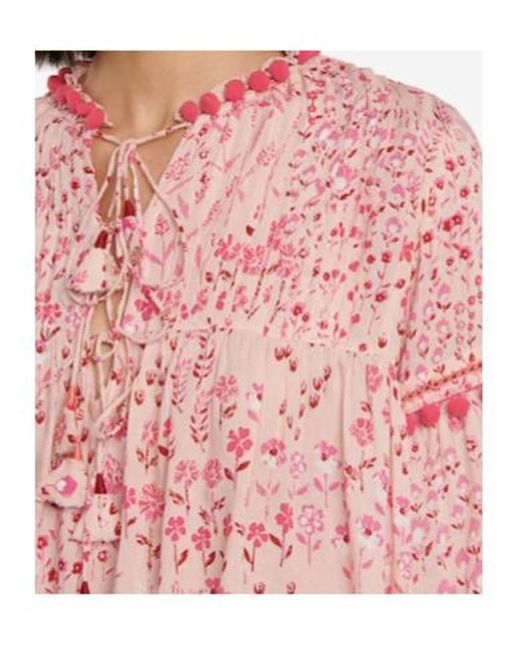 Poupette Pink Clara Floral Blouse