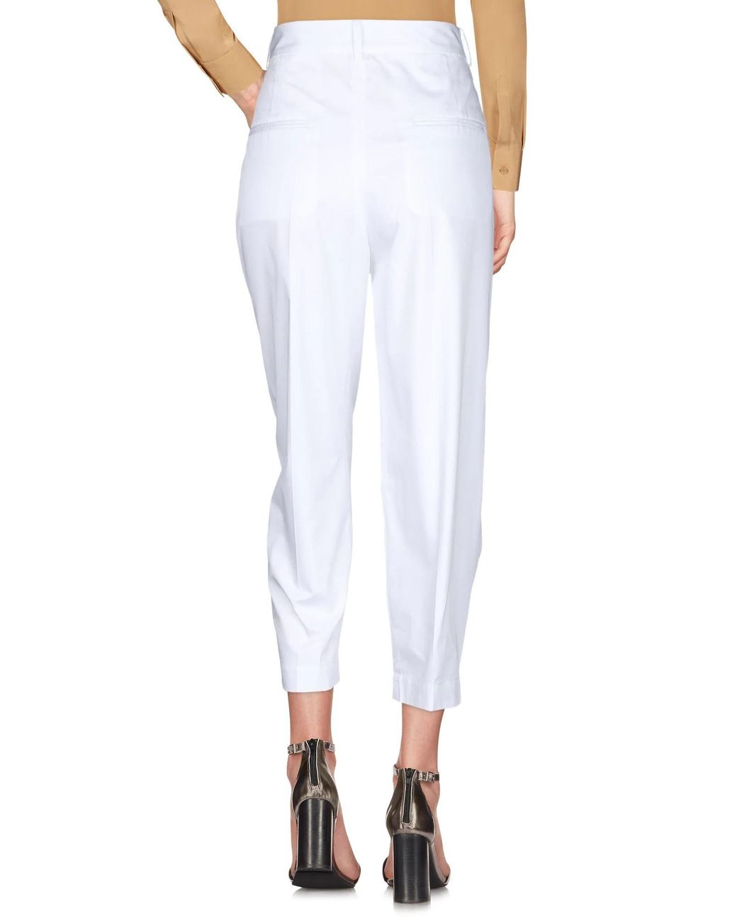 Isabel Marant White Casual Straight-Leg Pants
