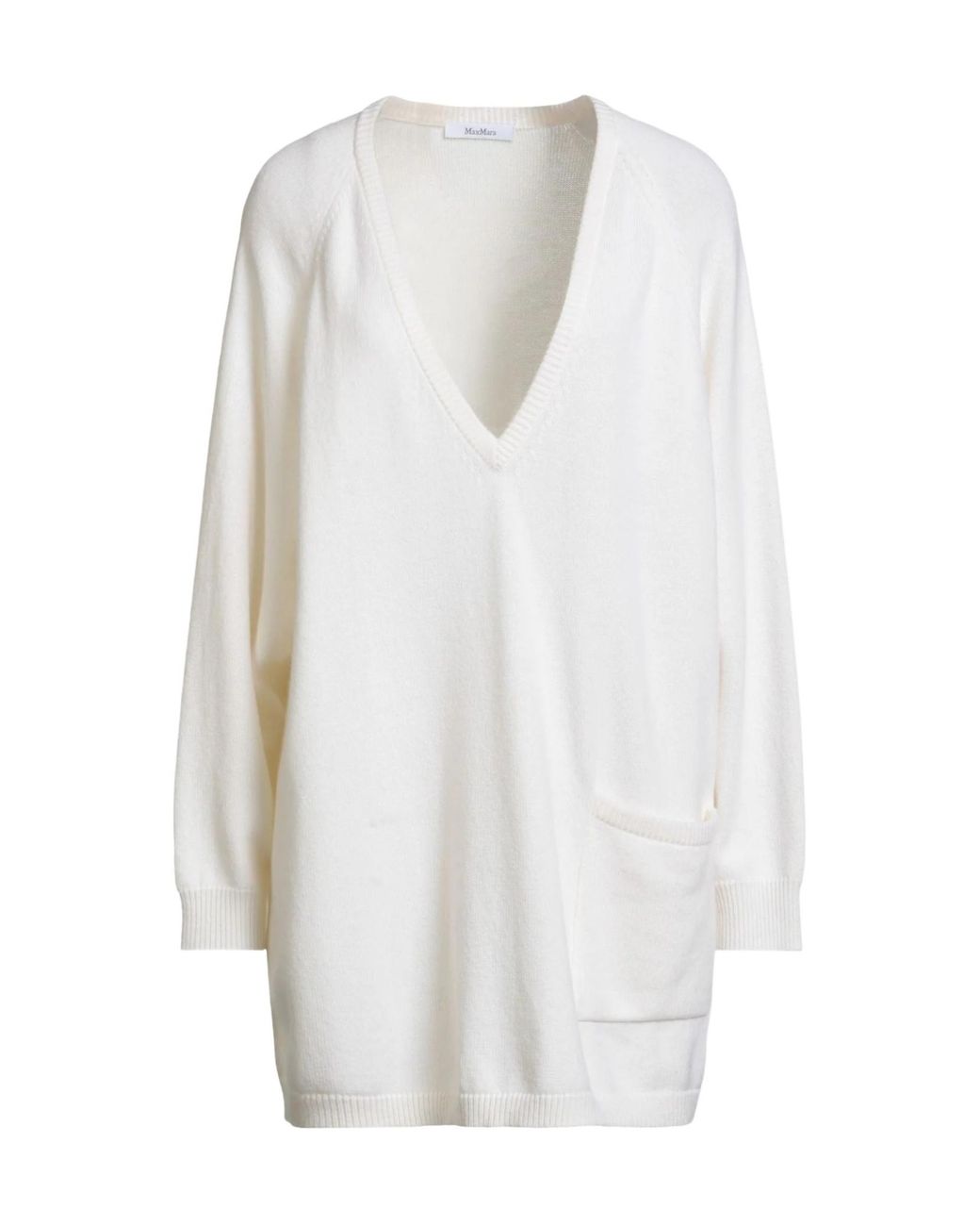 Max Mara White Lightweight Knit Jumper