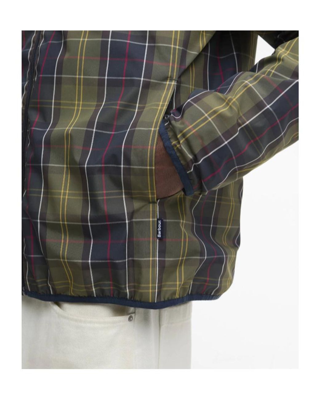 Barbour Blue Korbel Reversible Showerproof Jacket for men