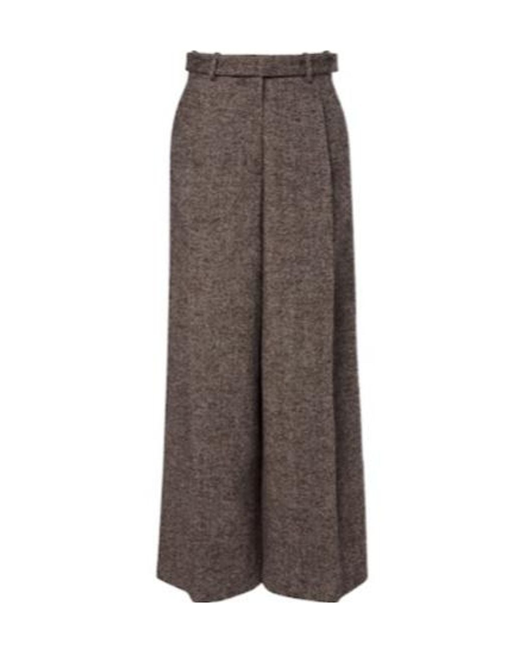 Magda Butrym Brown Wide-Leg Trousers