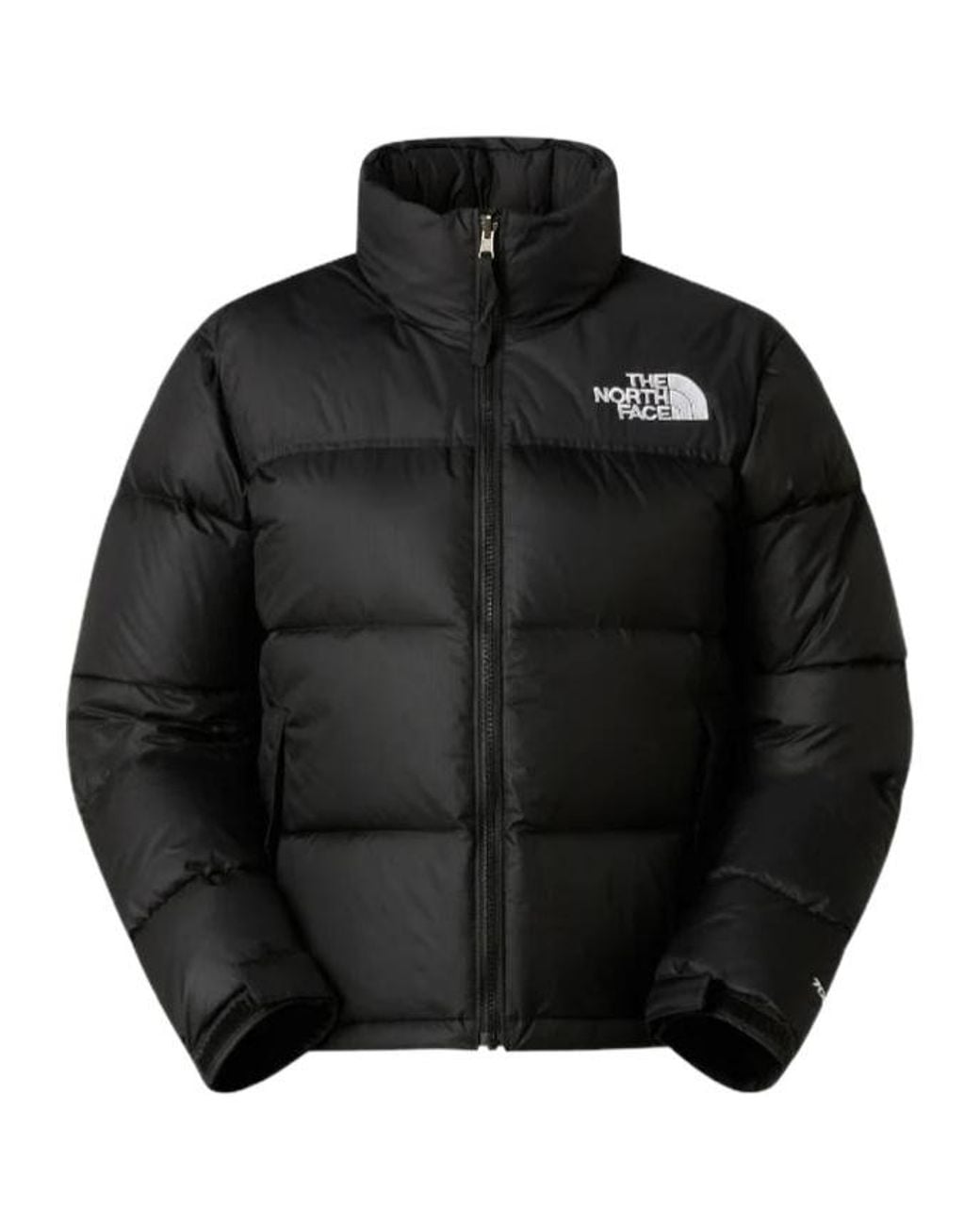The North Face Black Lightweight Puffer Jacket With High Collar