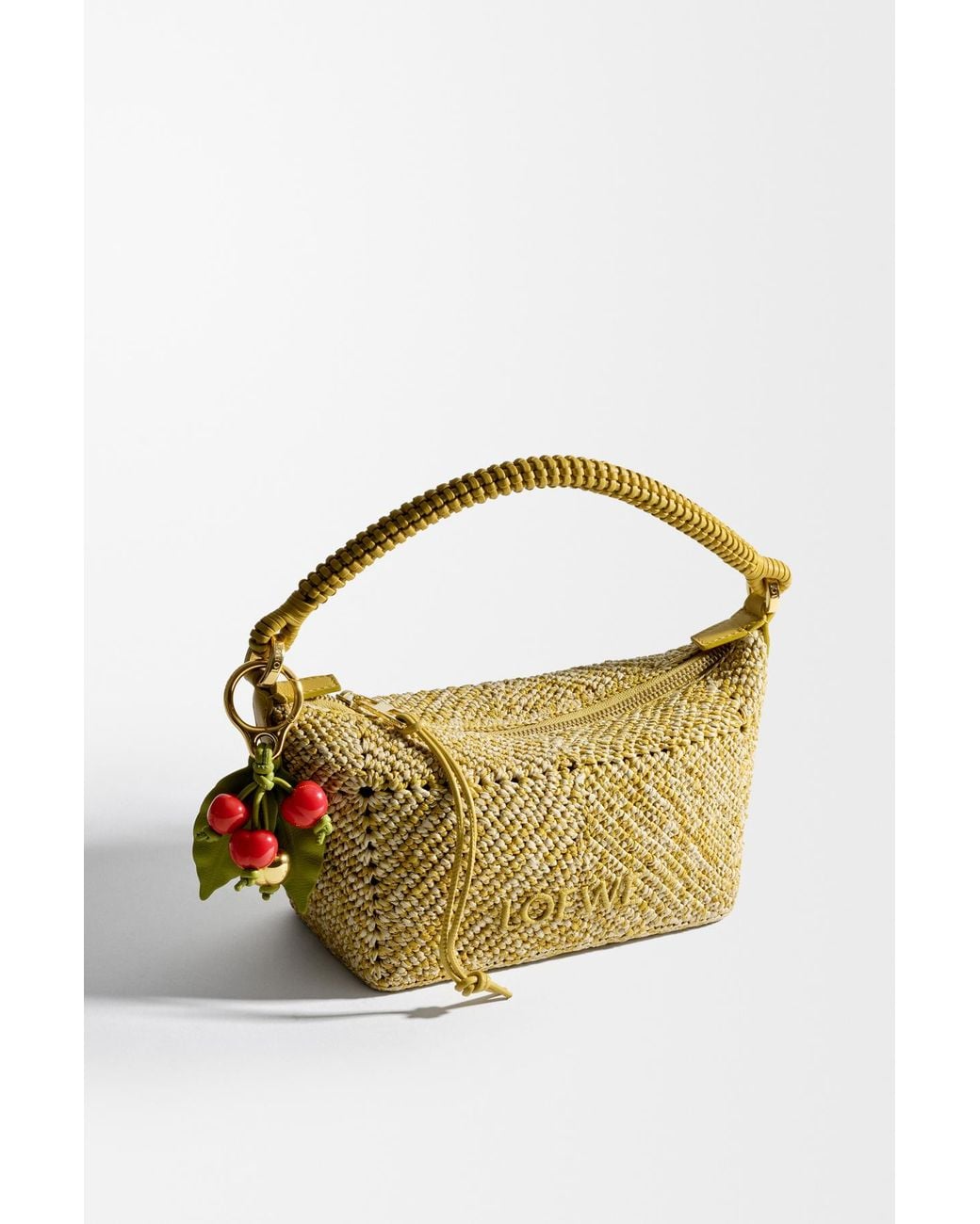 Loewe White Paula's Ibiza Cherry Keychain