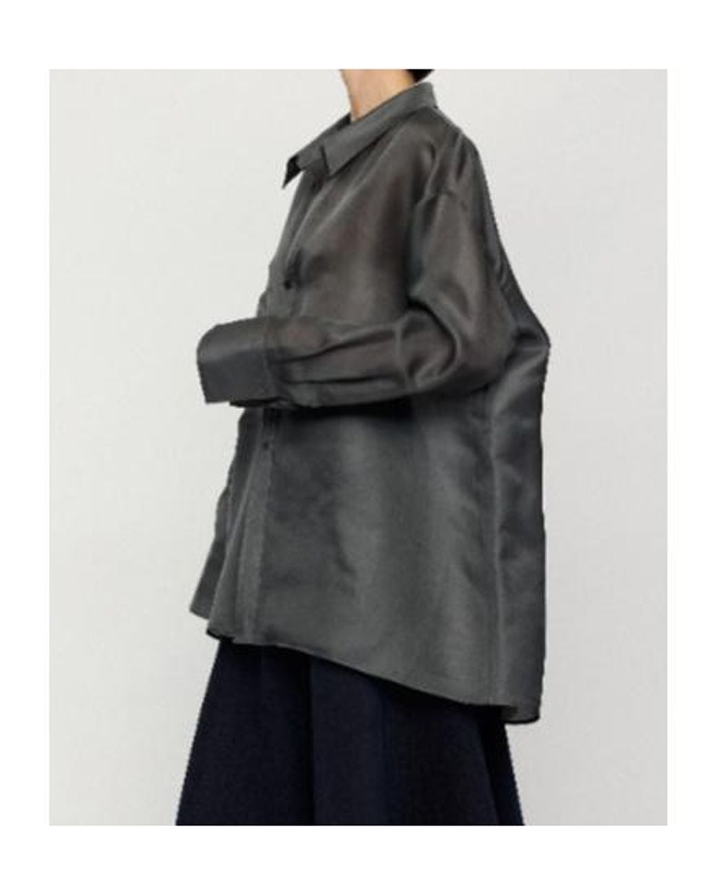 Ruohan Gray Pebble Kaaf Shirt