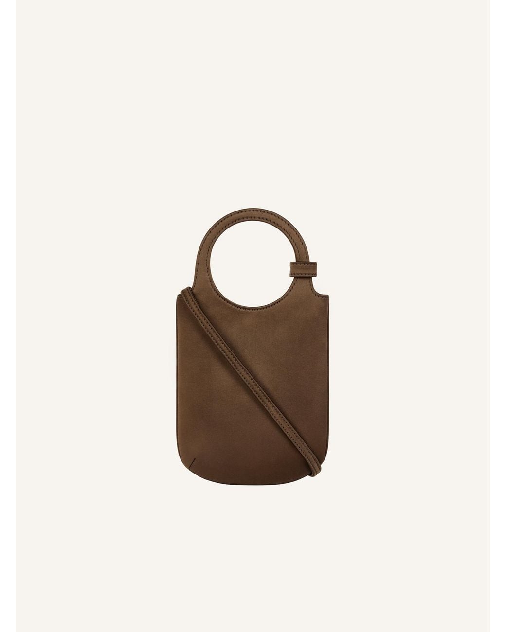 Courreges Brown Small Holy Tote Bag