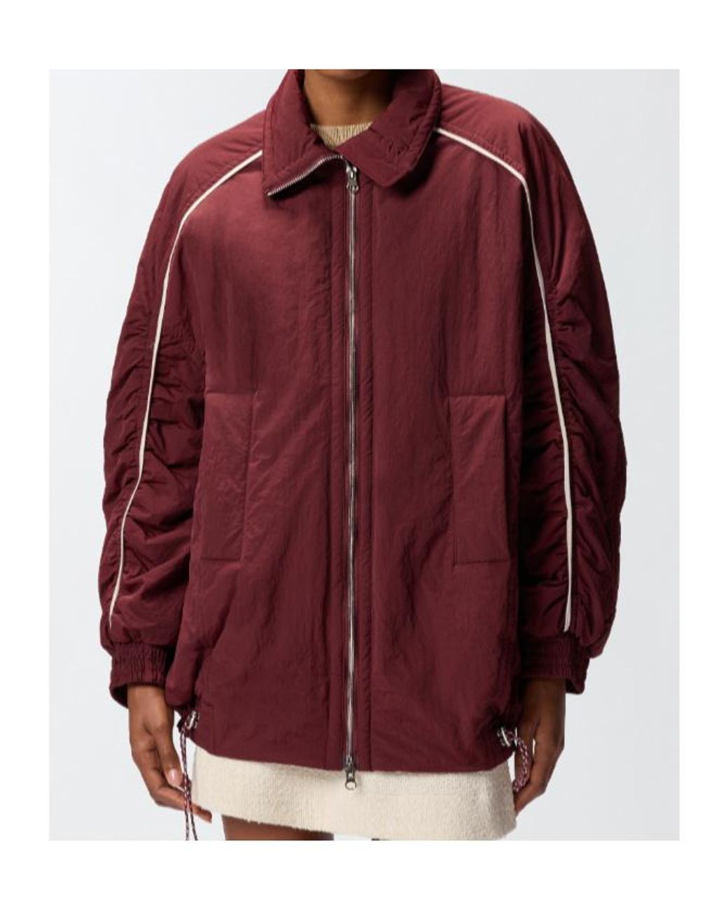 Pinko Red Clarinda Long-Sleeve Jacket