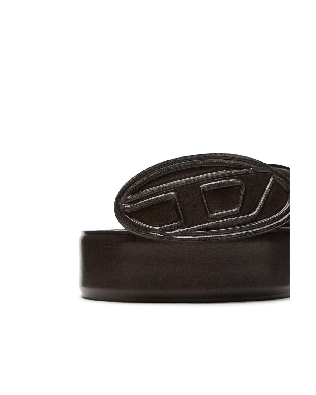 DIESEL Multicolor B-1Dr Scratch Leather Belt for men